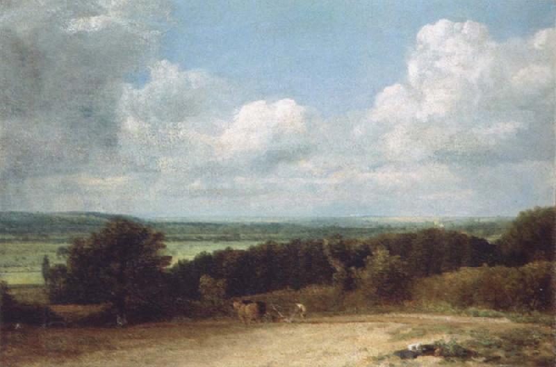 John Constable A ploughing scene in Suffolk China oil painting art